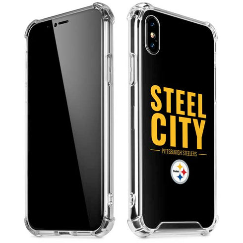 NFL Pittsburgh Steelers Team Motto iPhone XS Max Clear Case